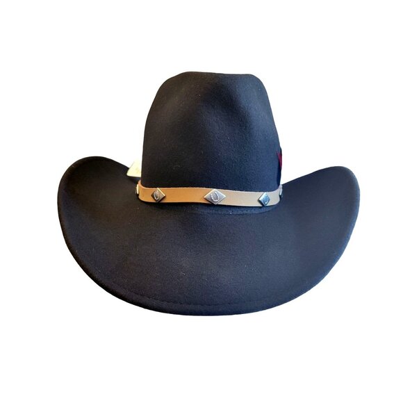 Cabela's Outback Trading Vintage Adult Wide Open Spaces Cowboy Hat 1336-BLK-MD - Picture 4 of 12